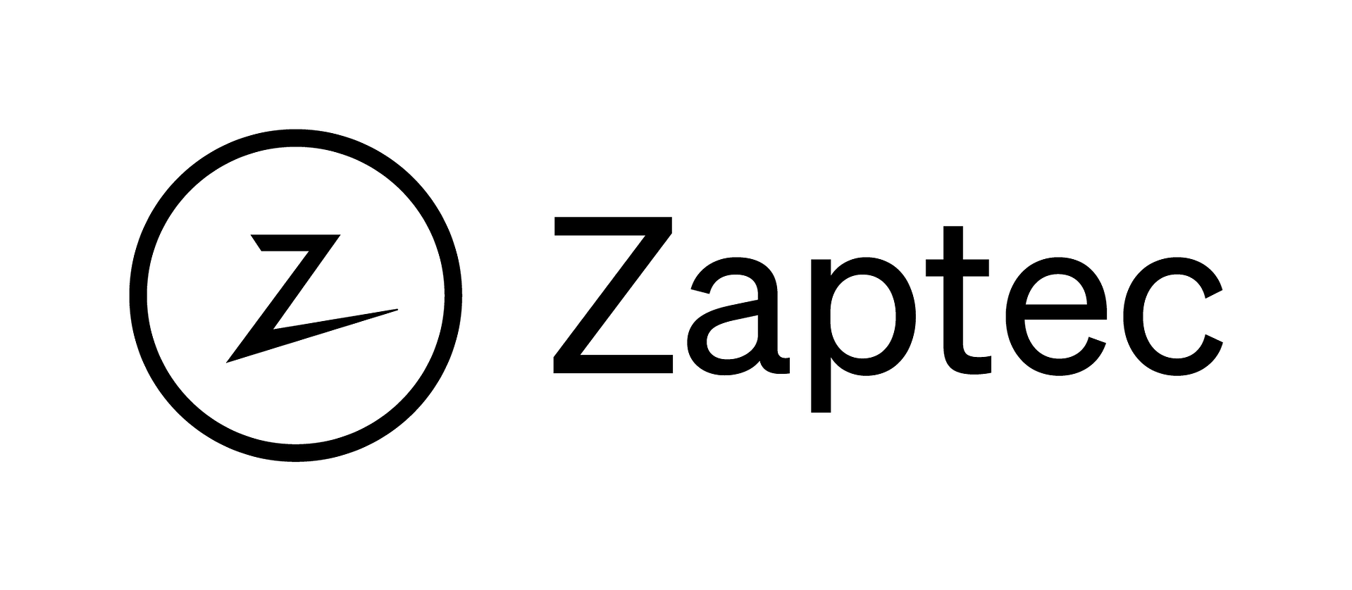 Zaptec logo Black